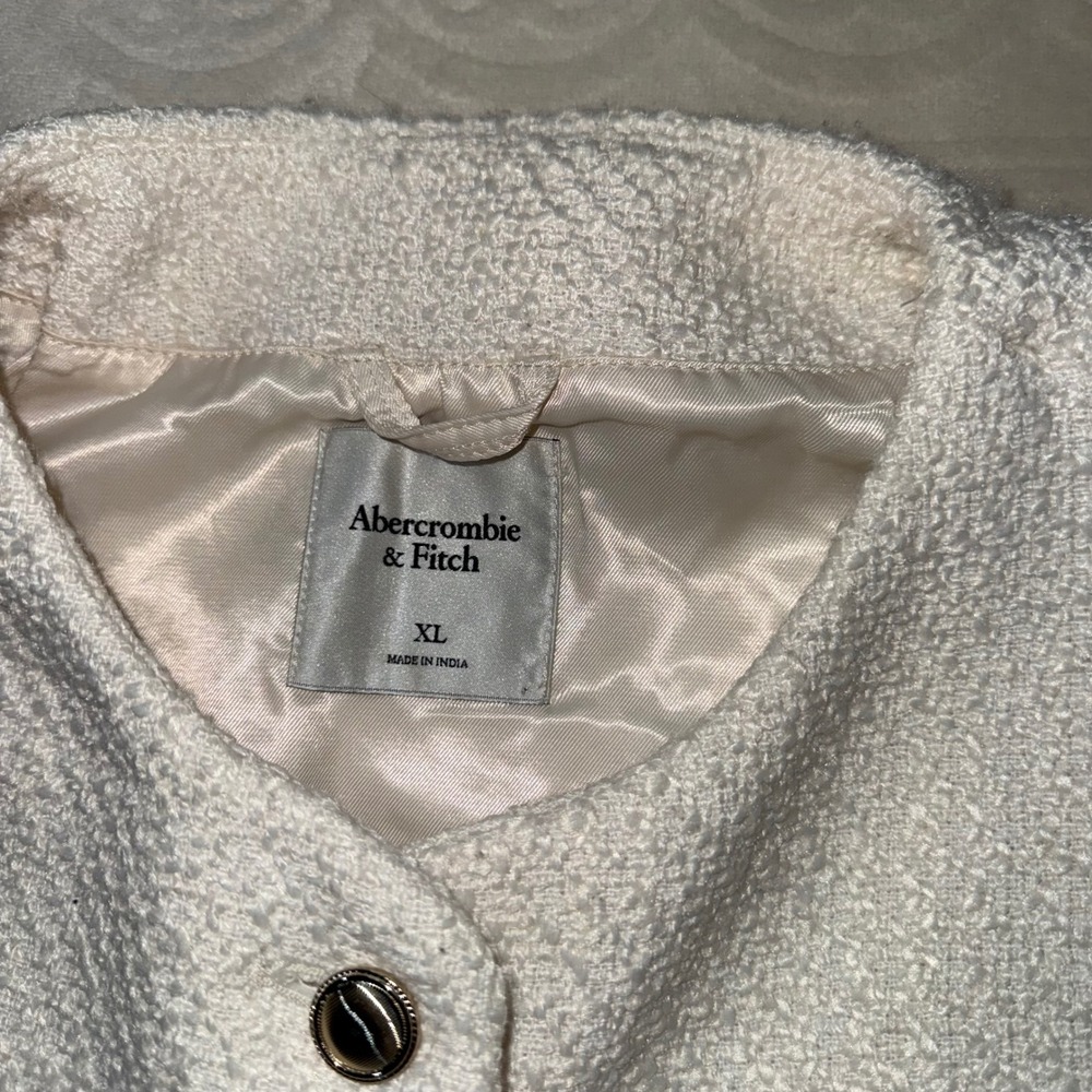 Abercrombie & Fitch tweed button up jacket - Picture 3 of 5